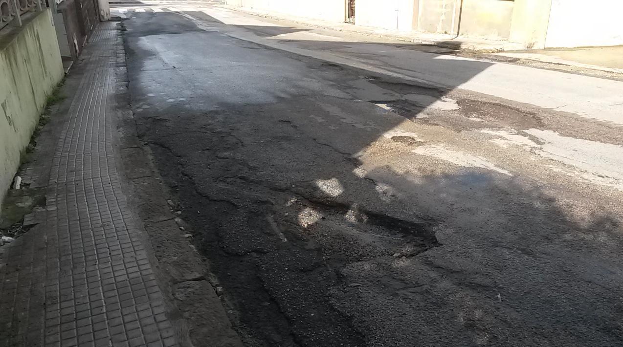 Gimkana in via Benedetto Croce 