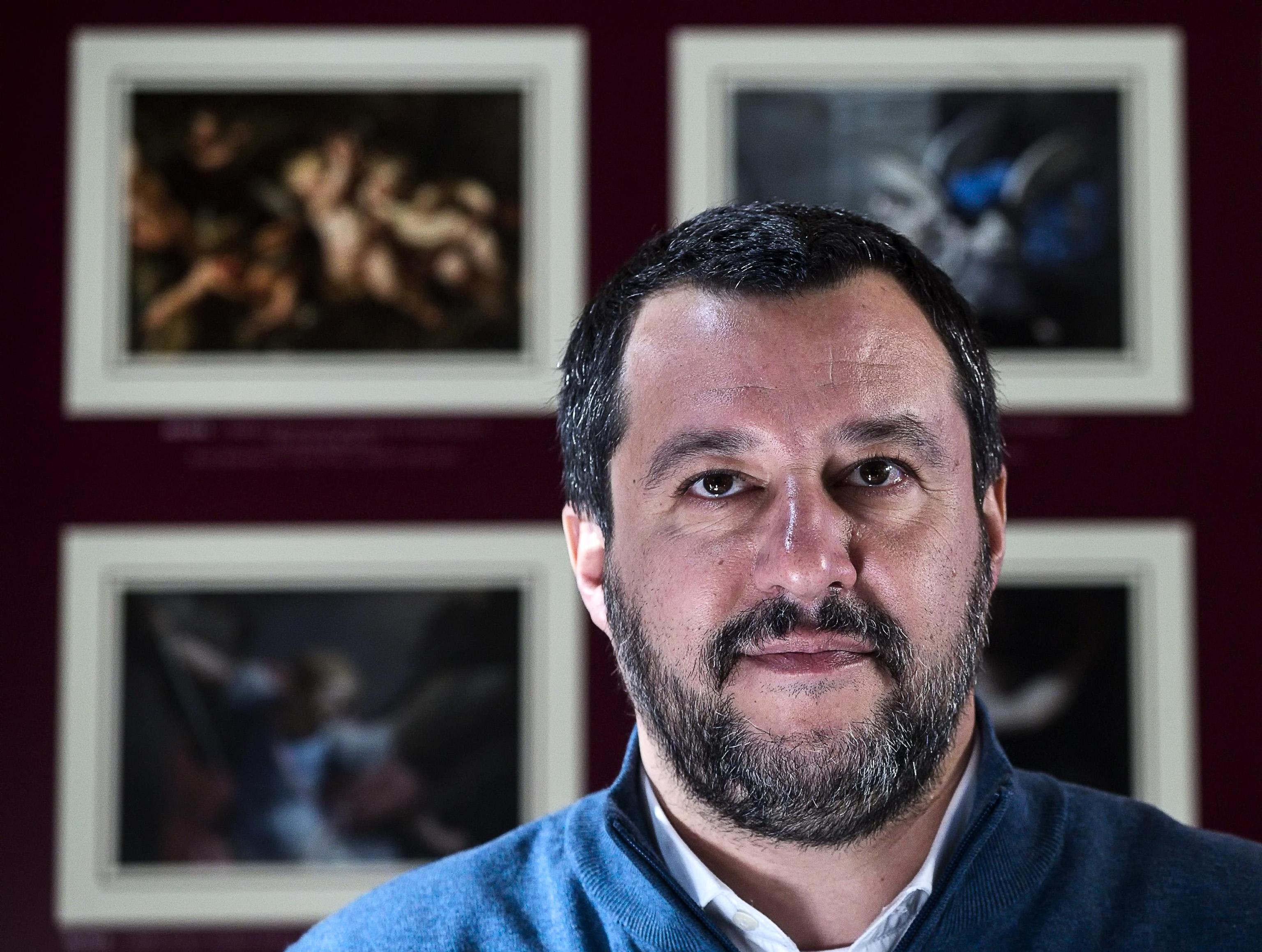 Il ministro dell'Interno Matteo Salvini