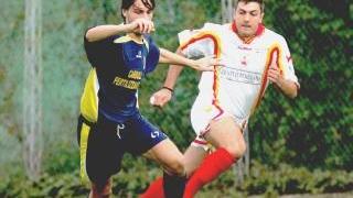 Un momento di gioco di una partita del campionato di Terza categoria