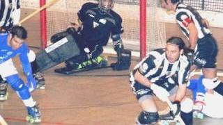 Alberto Orlandi uno dei tre allenatori del Cgc in azione contro il Follonica