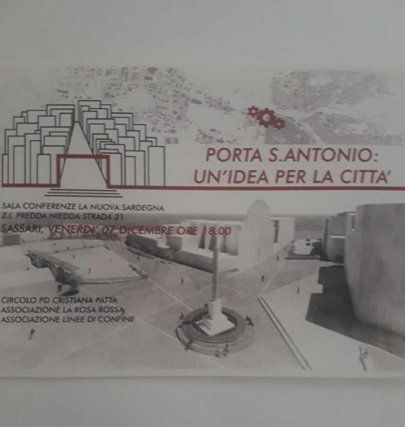 Domani sera alla Nuova Sardegna un progetto per Porta Sant’Antonio