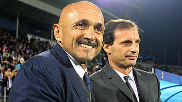 Luciano Spalletti e Massimiliano Allegri