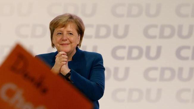 Merkel tiene l'ultimo discorso