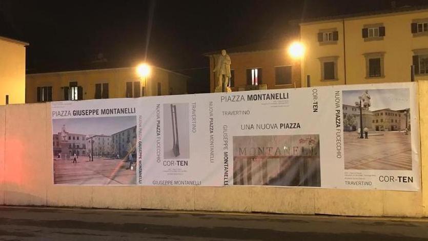 Il cantiere si sposta al centro della piazza Shopping più facile