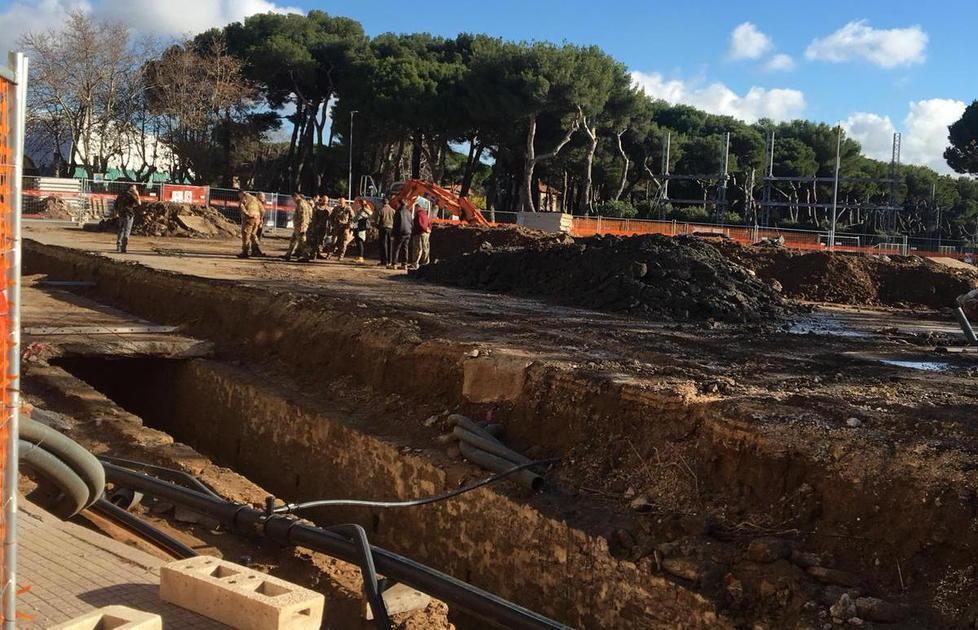Bombe inesplose nel botro nuovo stop dei cantieri 