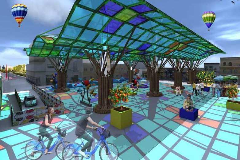 “Coloriamo piazza Mercato”, vince il progetto “The flowers”