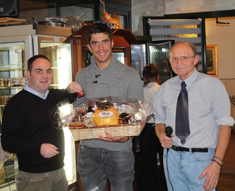 Maestri premiato alla festa della Ciclistica Reggiolese