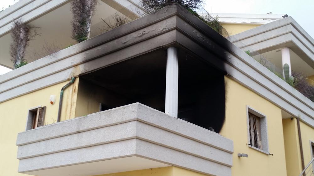 Olbia, incendio in un appartamento: è doloso