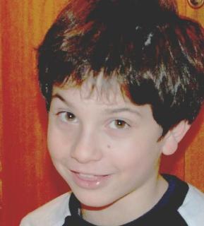 Il piccolo Luca Tiberto