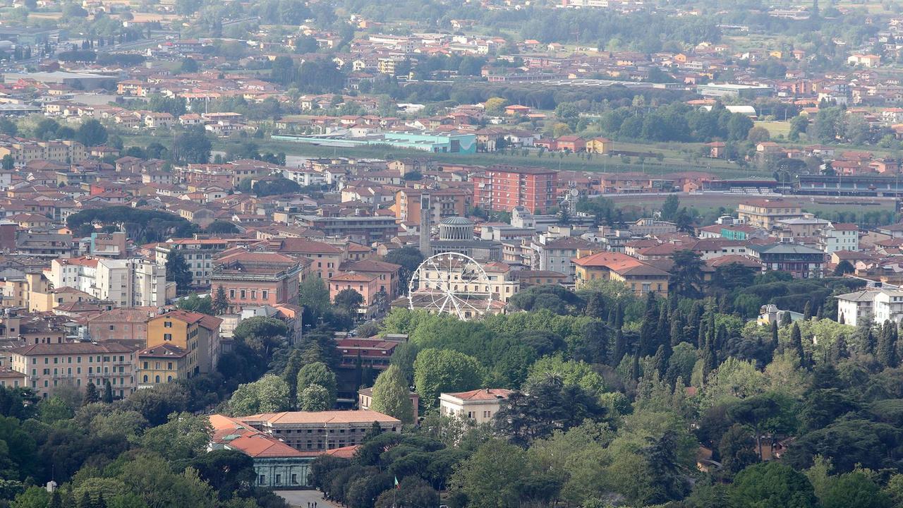 Una panoramica di Montecatini