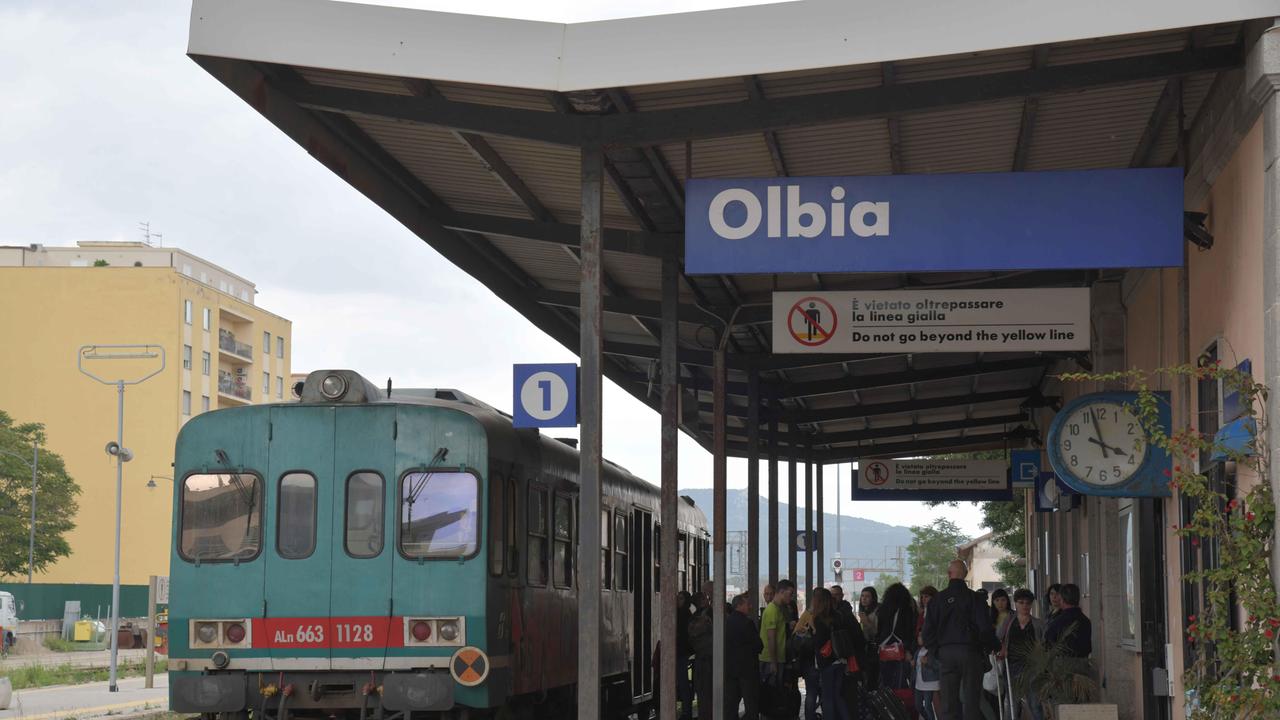La stazione ferroviaria di Olbia