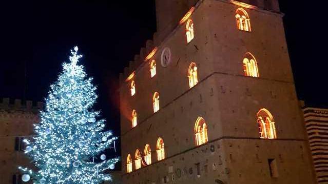 L’albero illuminato dà il via al Natale