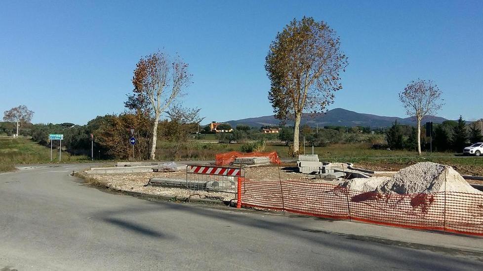 Palazzi, aperto il cantiere per creare la nuova rotatoria
