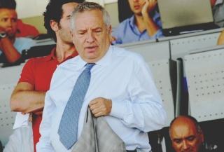 Un Piero Camilli un po’ corrucciato