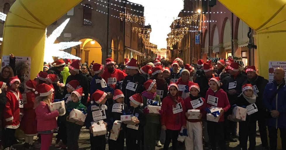 Babbo Natale corre in città