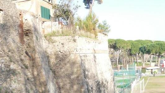 Crollano tronchi dal bastione: dramma sfiorato al Vezzosi