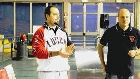 Coach Maurizio Romani assieme al vice Alessandro Petrini