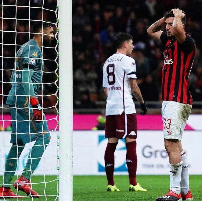 Il Milan spreca troppo, con il Torino finisce 0-0 