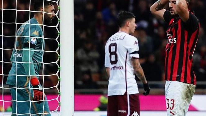 Il Milan spreca troppo, con il Torino finisce 0-0