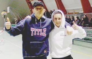 Jonathan Sannino (a destra) insieme a Lenny Bottai