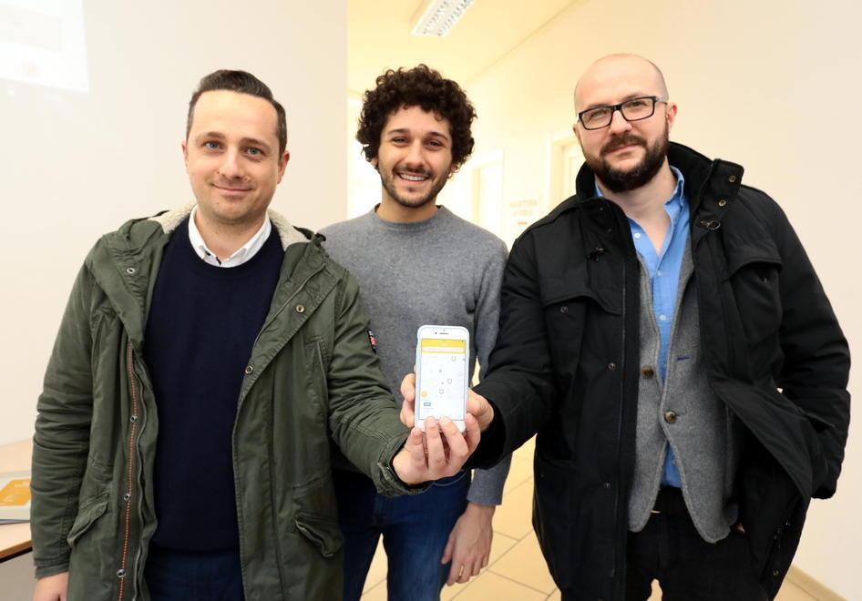 Da sinistra Andrea Coloni (Cap), Fabrio Barsottini e Paolo Martini (Foto Agenzia Carlo Sestini)