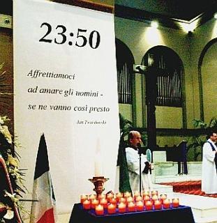 In chiesa, dopo la strage