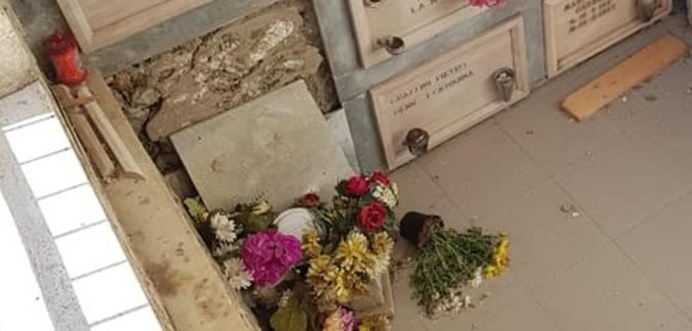 Loculi rotti e divelti Ancora polemiche sul cimitero 