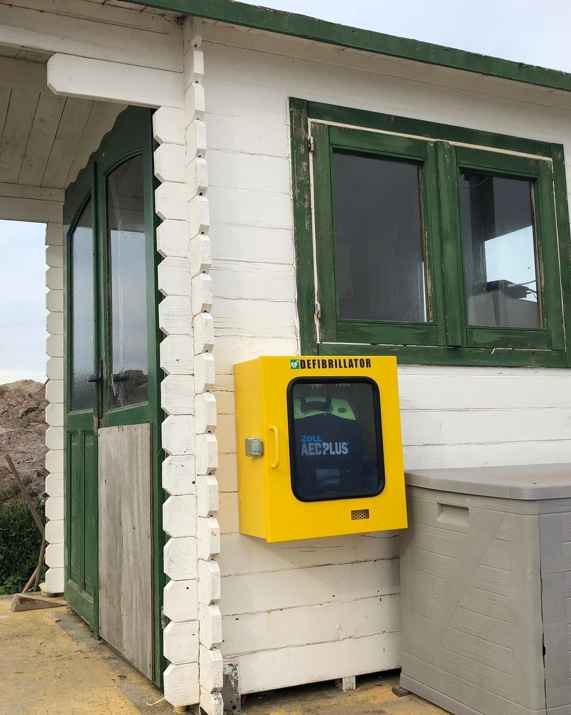 Defibrillatore al porto turistico 