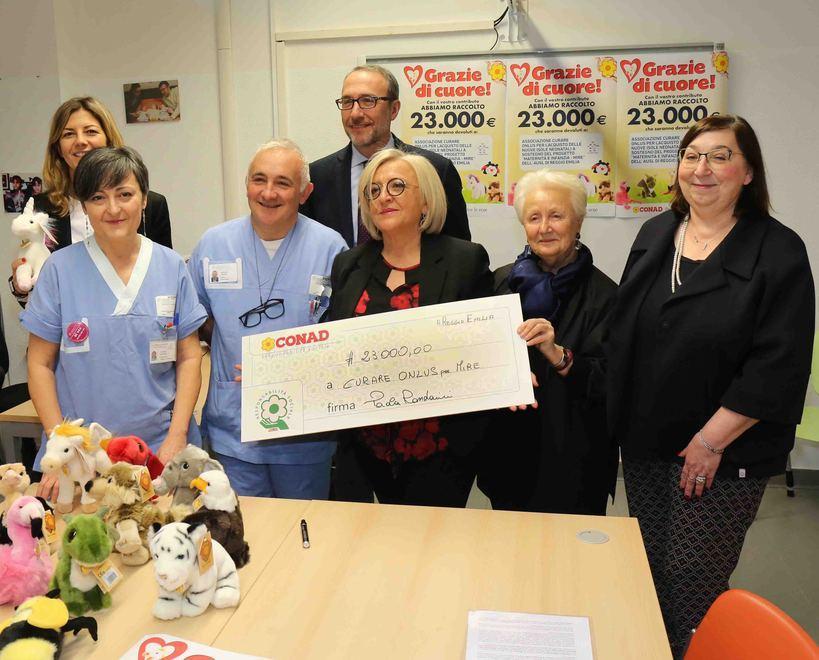Il Conad dona 23.000 euro a sostegno dell’attività del Mire 