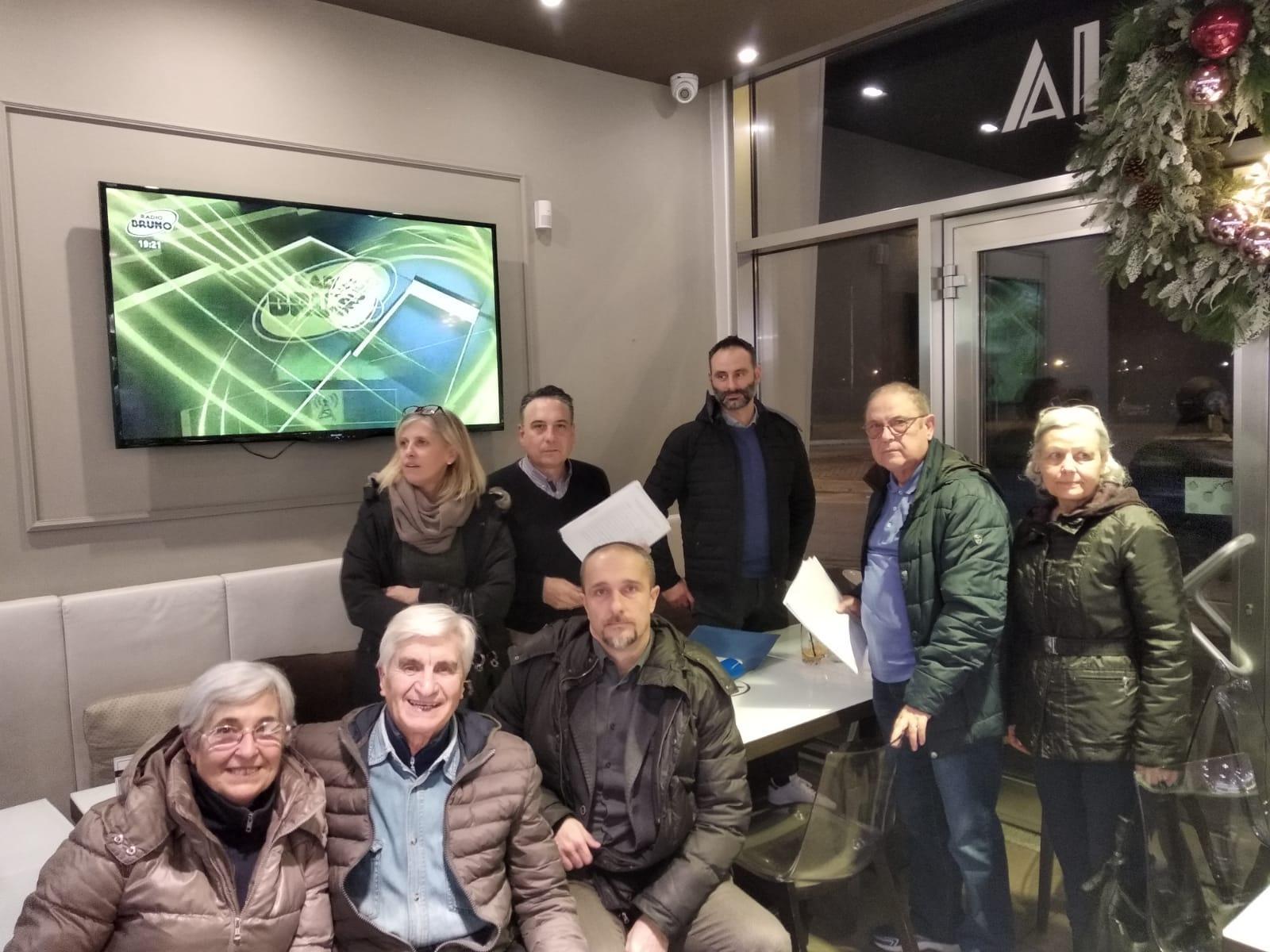 I comitati nell'incontro al bar Miraglia 