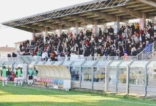 La tribuna dello stadio Rossetti
