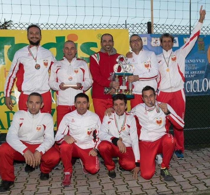 I Vigili del Fuoco grossetani assi pigliatutto ad Arezzo 