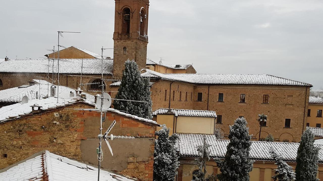 Volterra sotto la neve