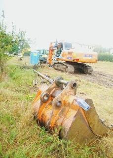 Il cantiere del nuovo ospedale