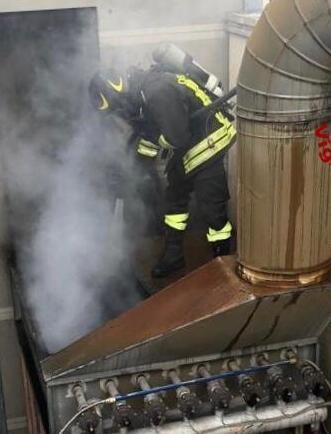 Impianto di aspirazione a fuoco da Natalini