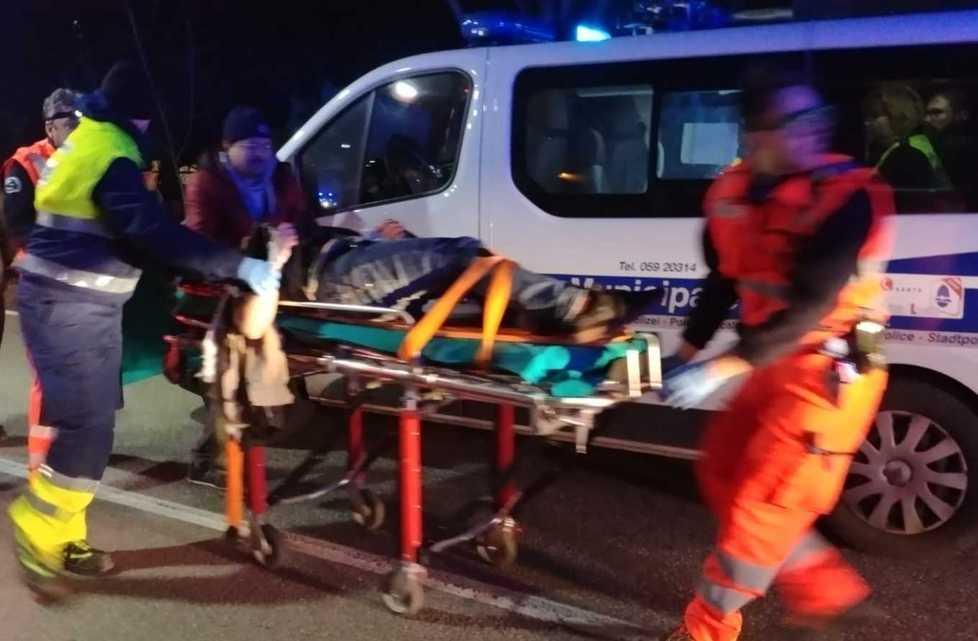 Schianto con feriti fra tre auto sul Canaletto