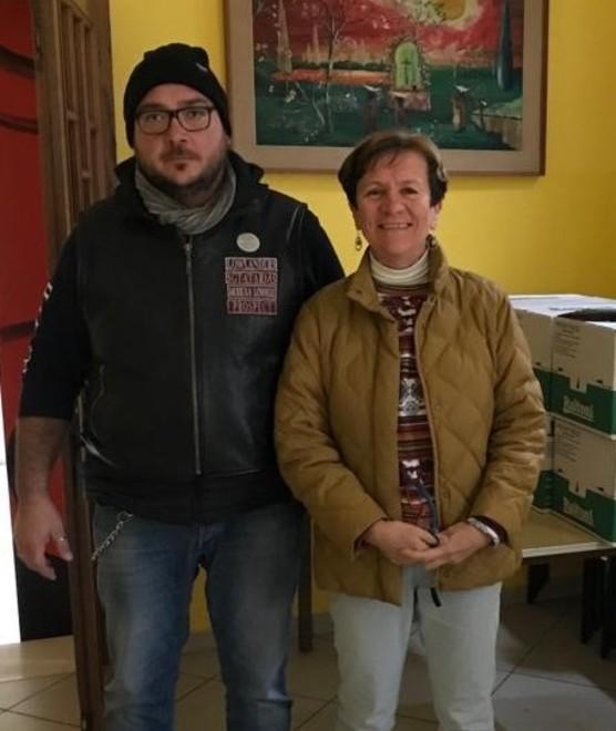 Bikers e solidarietà Donati 600 kg di pasta