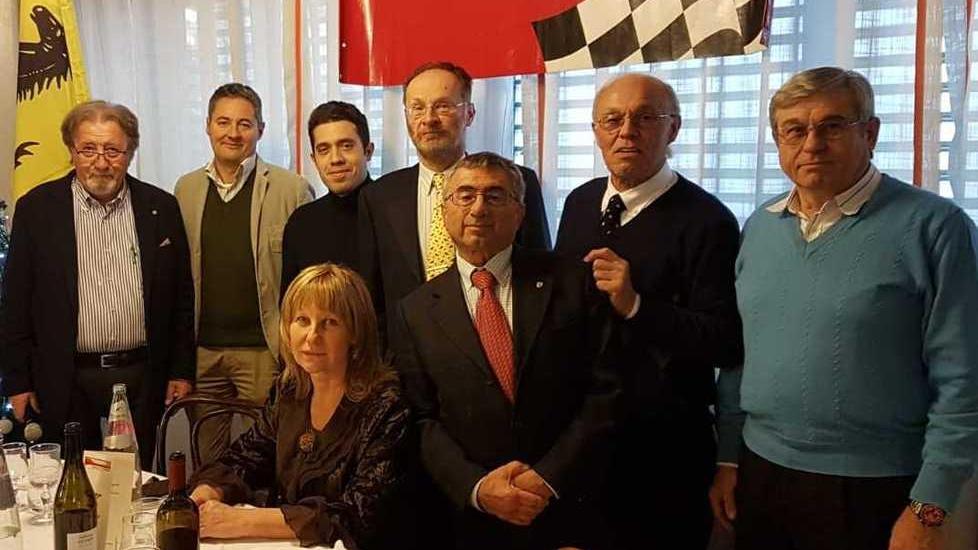 Un brindisi per il presidente