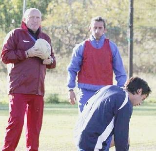 Luca Bonfanti e il nuovo trainer Lavezzini