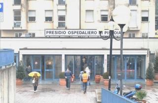 L’ingresso del presidio ospedaliero del Ceppo di Pistoia