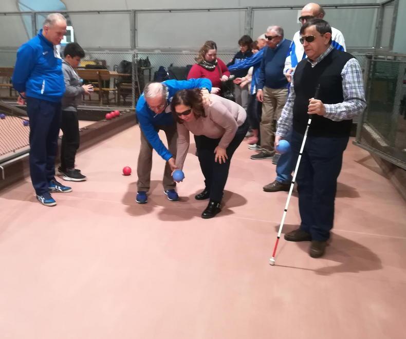 Ipovedenti e ciechi si sfidano a bocce a Monsummano 
