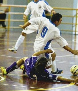 Calcio a cinque: un’azione di gioco