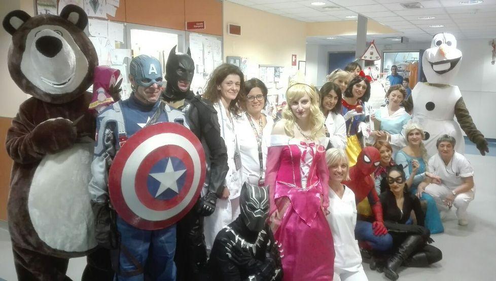 Cosplayer in pediatria