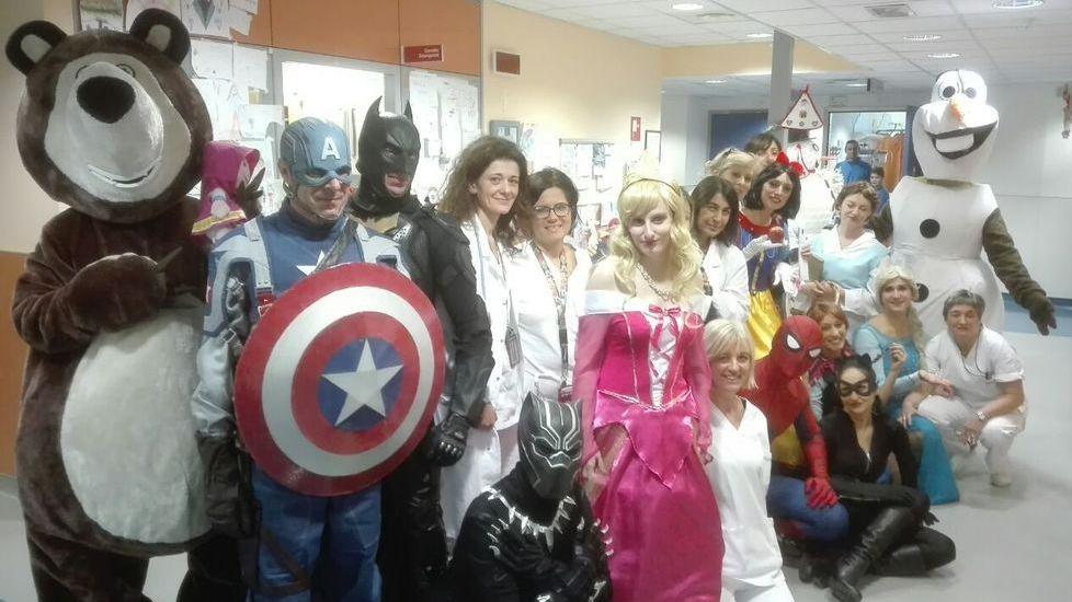 Cosplayer in pediatria