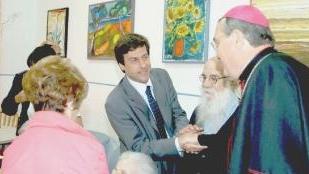 <strong>STRETTA DI MANO.</strong> Tra il sindaco di Grosseto Emilio Bonifazi e il vescovo Franco Agostinelli