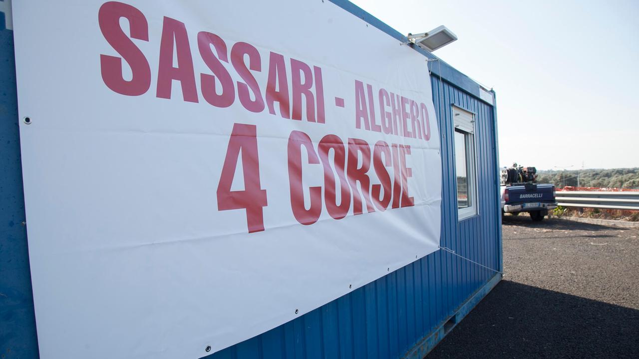 Il presidio sulla Sassari-Alghero