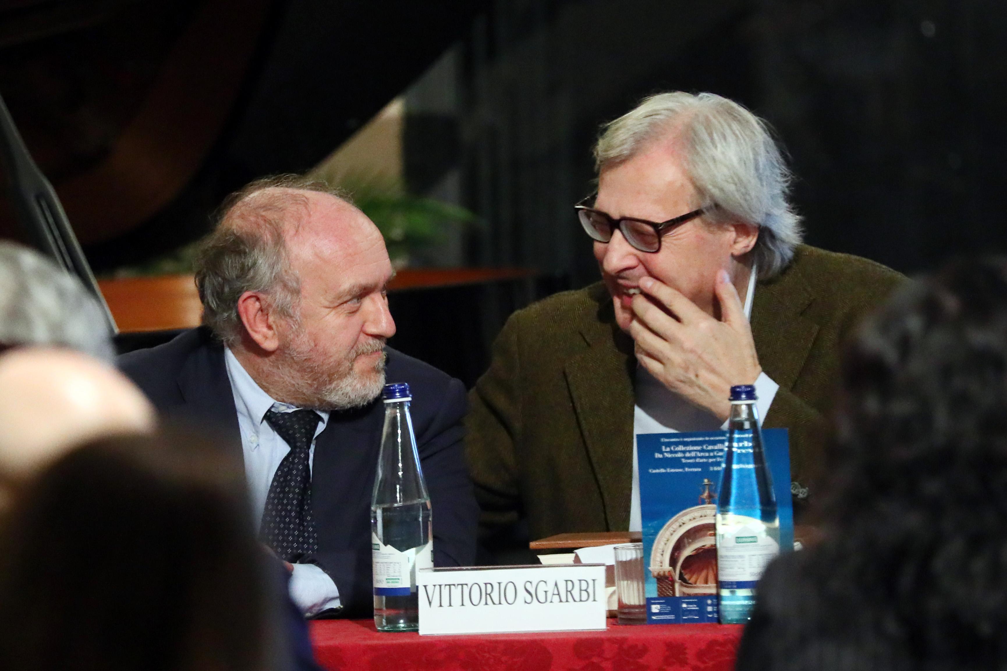 Il sindaco Tagliani con Sgarbi