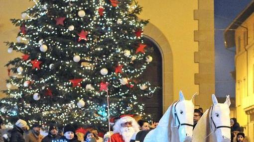 La magia dell’albero e del presepe in uno scatto