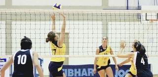 Un match delle ragazze dell’InterRepairs Delta Pi