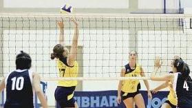 Un match delle ragazze dell’InterRepairs Delta Pi